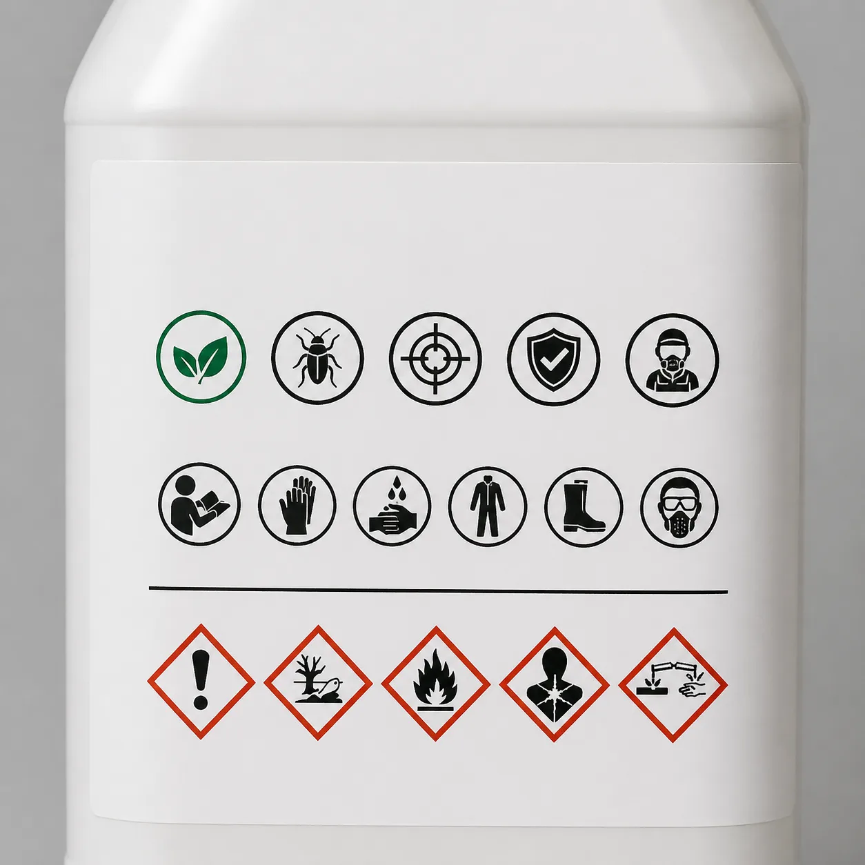 Étiquetage de certification d'un produit anti-termites professionnel
